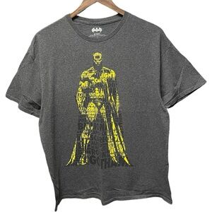 Batman pictogram front graphic DC universe superhero movie Y2K 2000s T-shirt